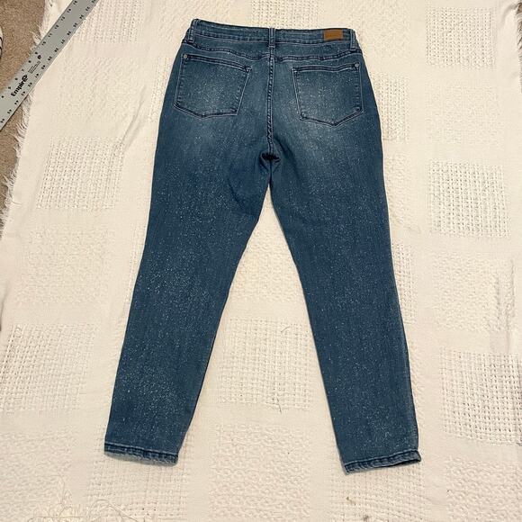 Judy Blue Los Angeles 11 30 relaxed fit speckled stretch jean J1 2582 - Picture 5 of 13